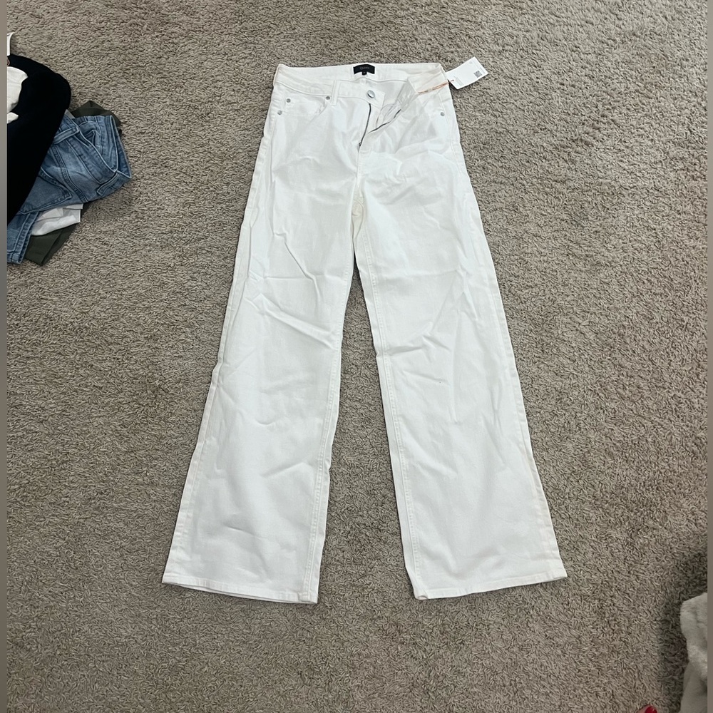 NWT Quince Women's White Wide-Leg Jeans size 29